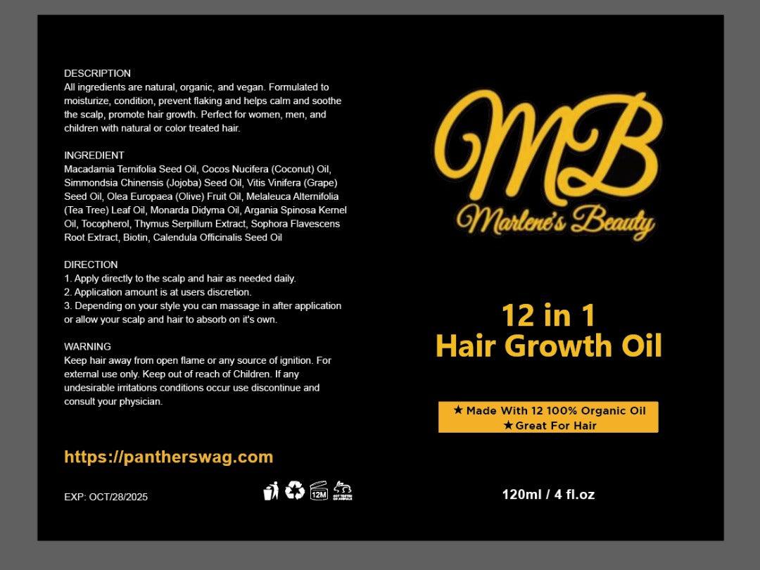 12 in 1 Hair Growth Oil - Panther®